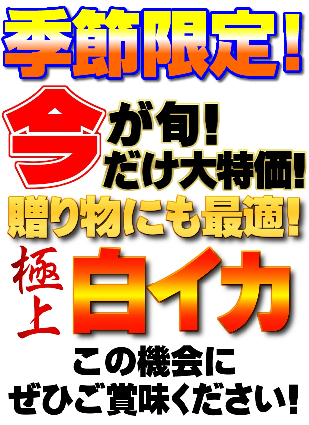 季節限定!今が旬！今だけ大特価!!